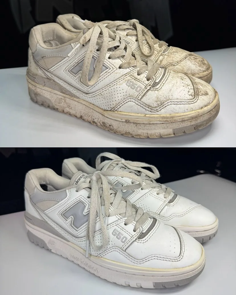 До чистки — New Balance 550